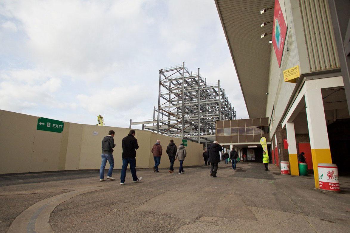 Nueva grada de Anfield (Liverpool)