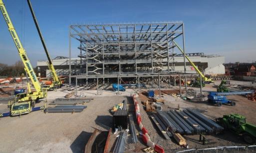 Nueva grada de Anfield (Liverpool)