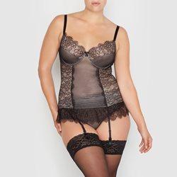Lencería Tallas Grandes de CastaLuna - Corsé de aros