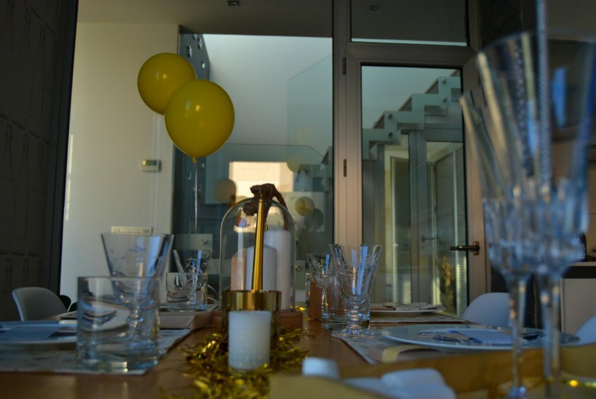 mesa para fin de año