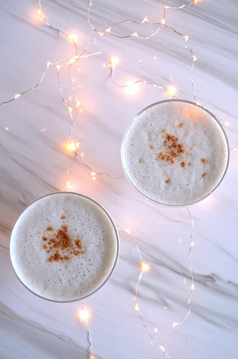 ponche de huevo vegano