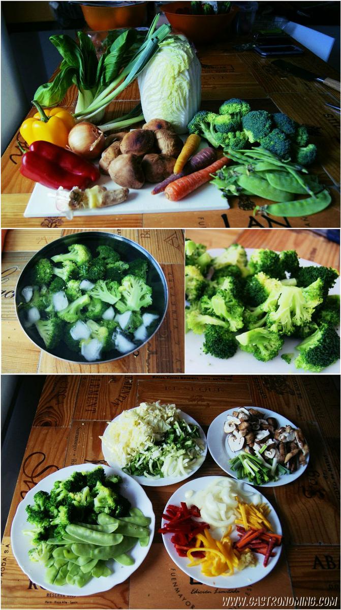 Wok de verduras