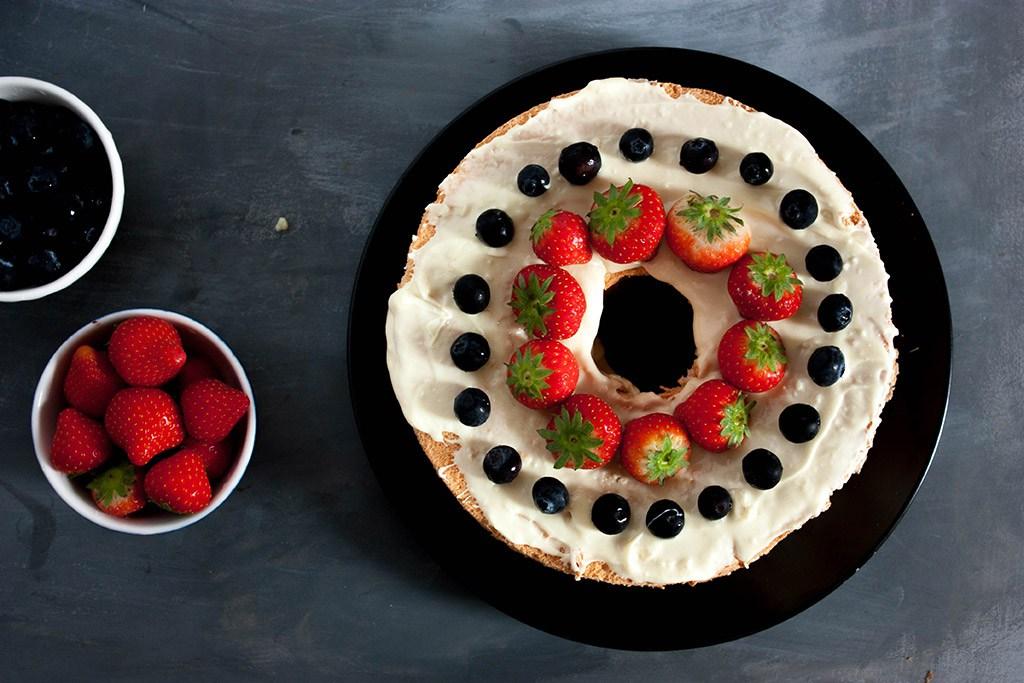 Como hacer angel food cake