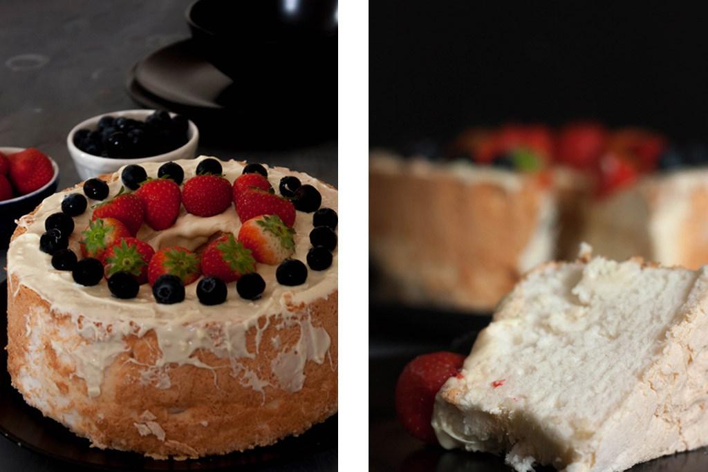 Angel food cake perfecto