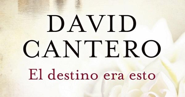 El Destino era Esto, Libro de David Cantero