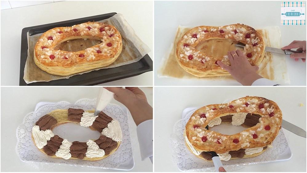 Receta de Roscon de Reyes de Hojaldre paso a paso 2