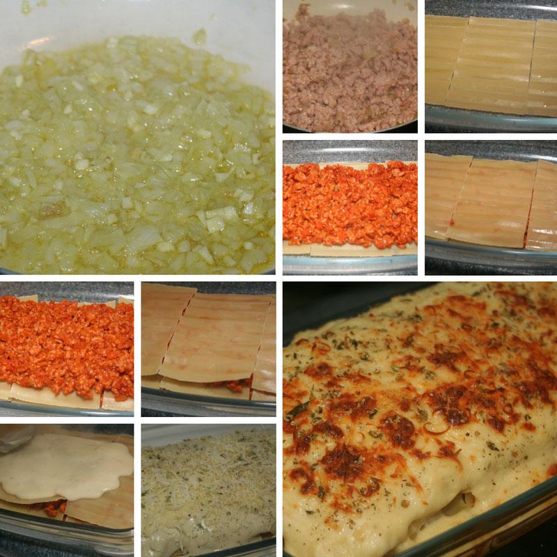 receta lasaña boloñesa