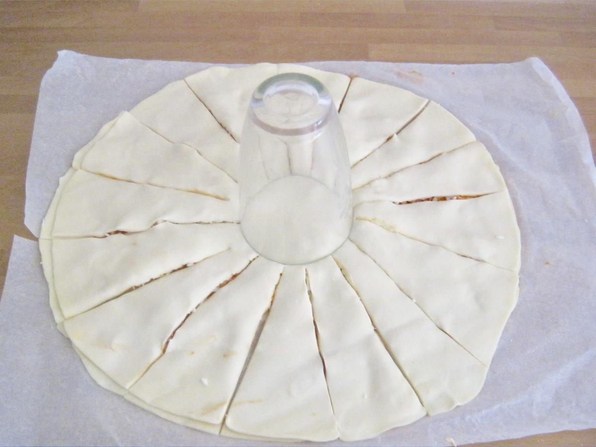 estrella pizza de hojaldre 