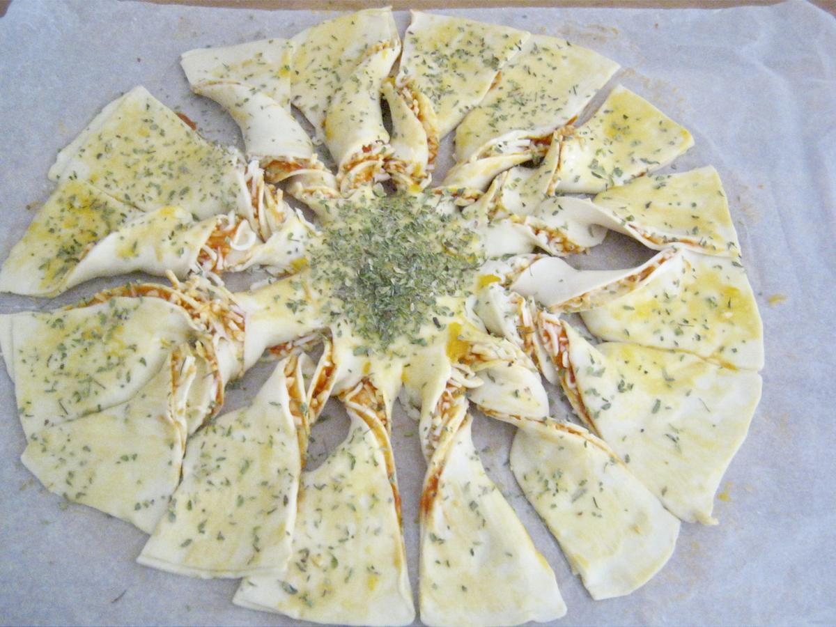 estrella pizza de hojaldre 