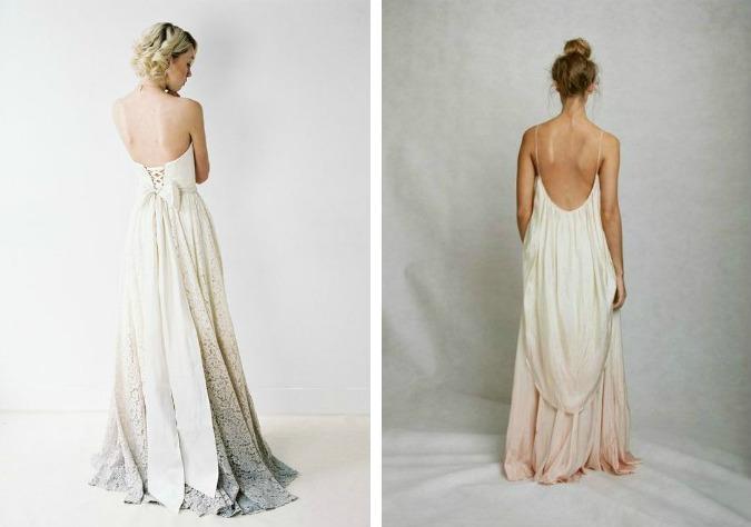 Dip dye, la nueva tendencia en bodas