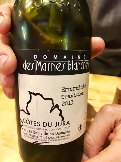Domaine des Marnes Blanches Cotes du Jura Empreinte Tradition Blanc