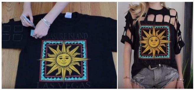 como reciclar tus camisetas viejas rápidamente