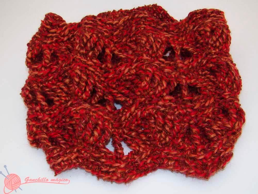 Cuello en Ganchillo Colores de otoño 6