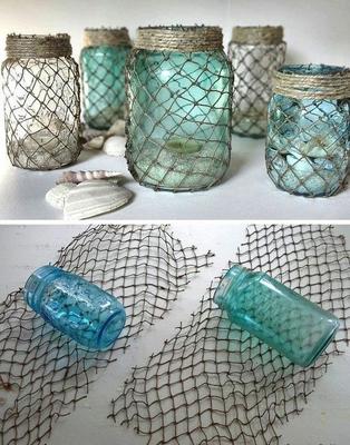 Cómo decorar frascos de vidrio