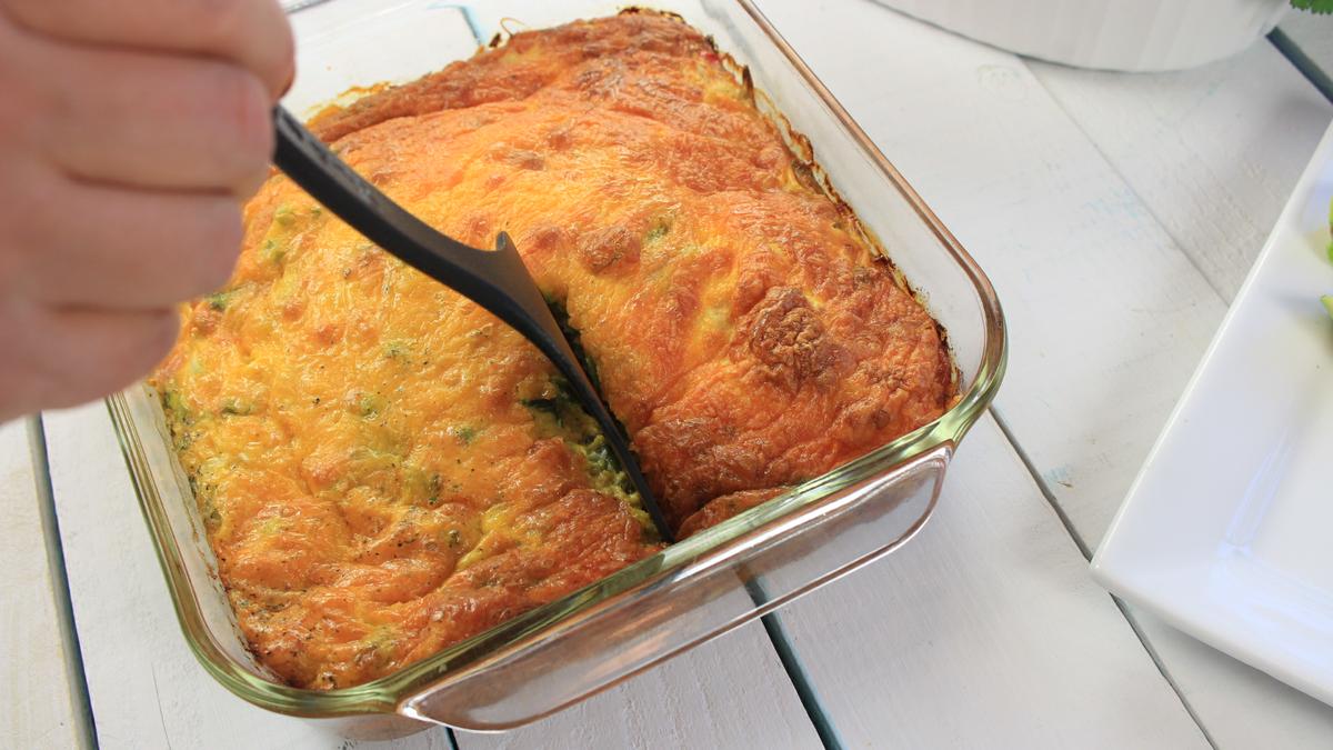 como hacer tortilla de queso y jamón al horno