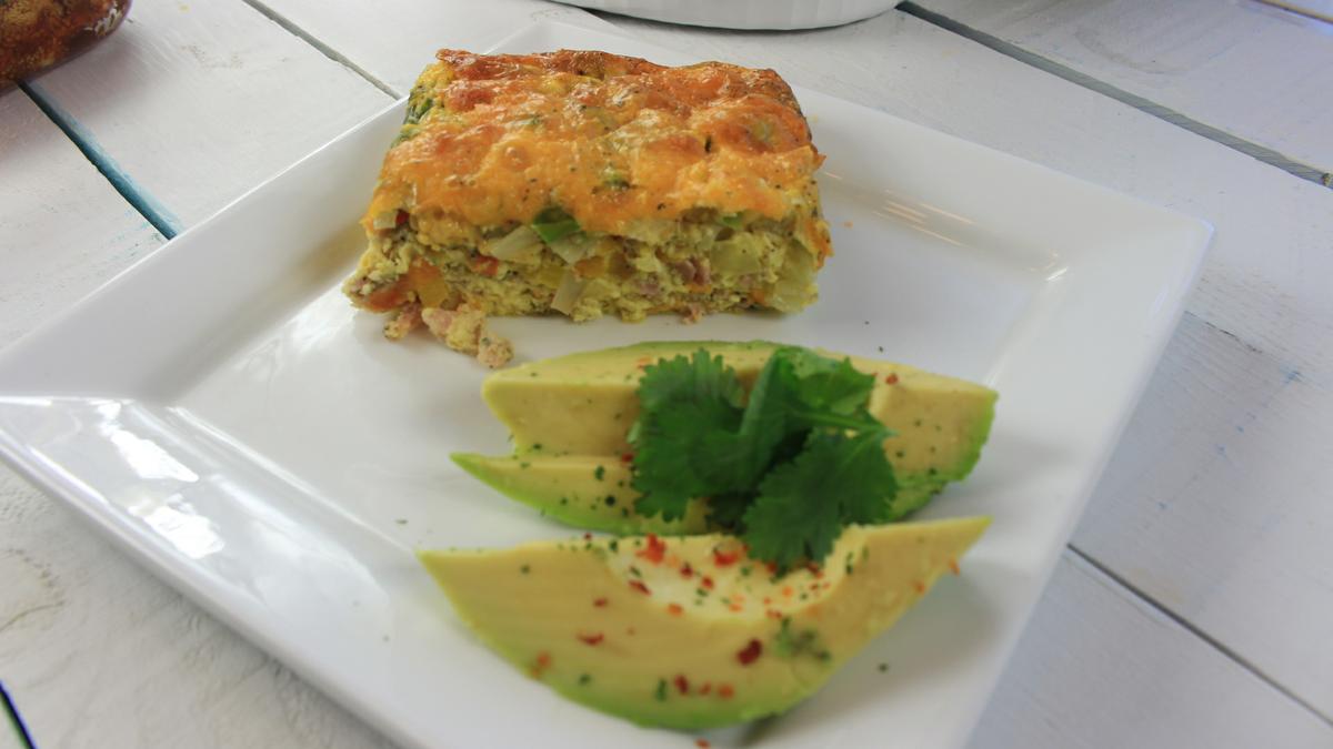tortilla de huevo para el desayuno 