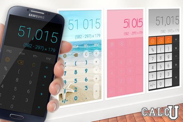 calcu calculadora cientifica bonita