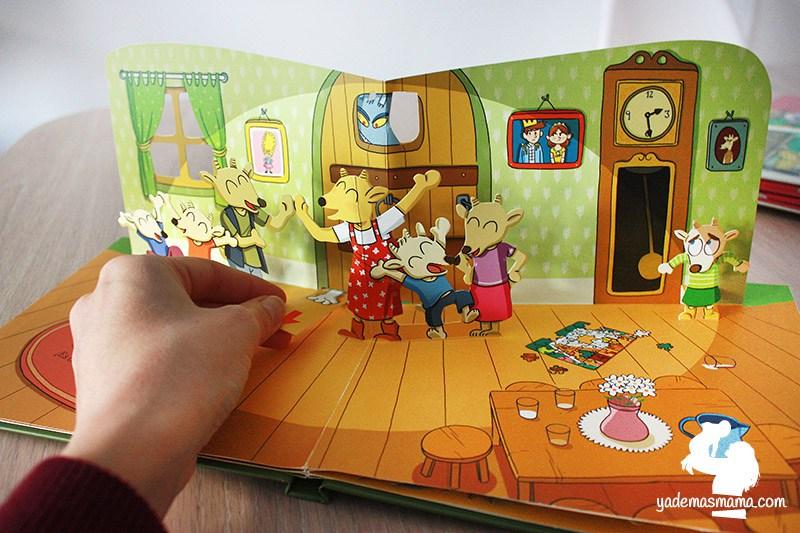 los siete cabritillos pop up