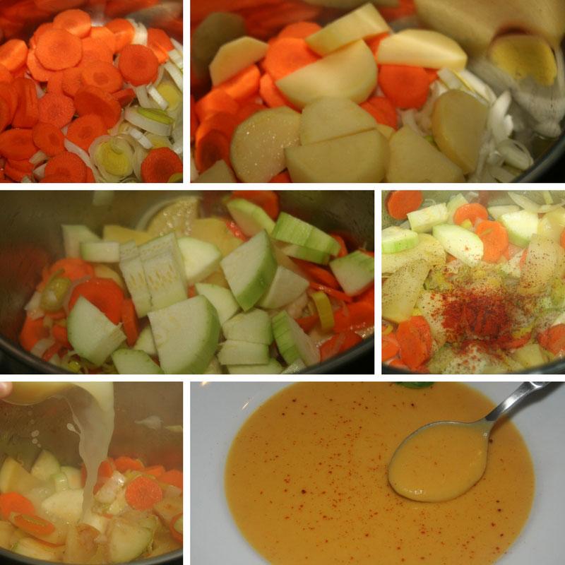 receta crema de verduras