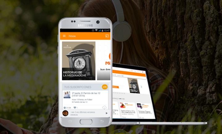 iVoox mejor app de podcasting para android ios podcast escuchar programas de radio desde el movil celular teléfono gratis 