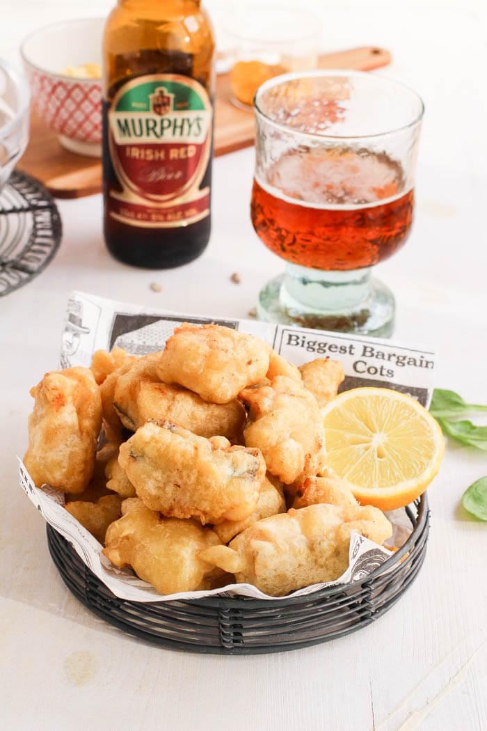 Cómo hacer merluza con tempura de cerveza