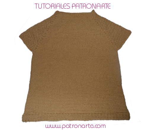 jersey de punto tunecino manga corta