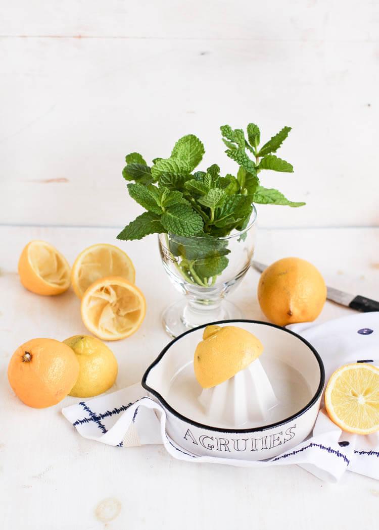 Receta fit de crema de limón