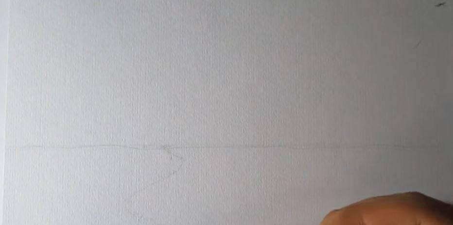 Paso 1 para aprender a dibujar paisajes a lapiz