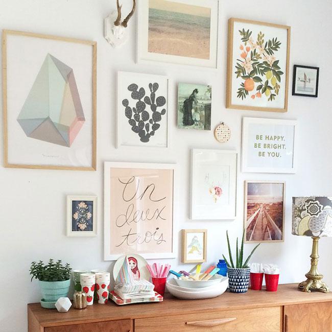Re Decorar El Sal n Pero Sin Obras Decoraci n gallery-wall-living-room-decor-interior-decor
