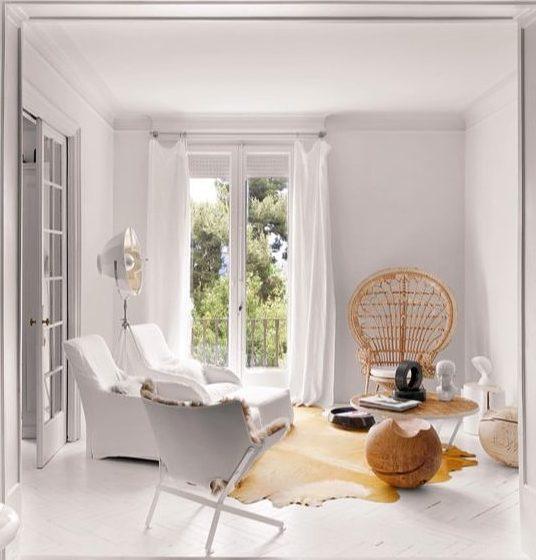 Casa ecléctica y vintage - detalle del salón