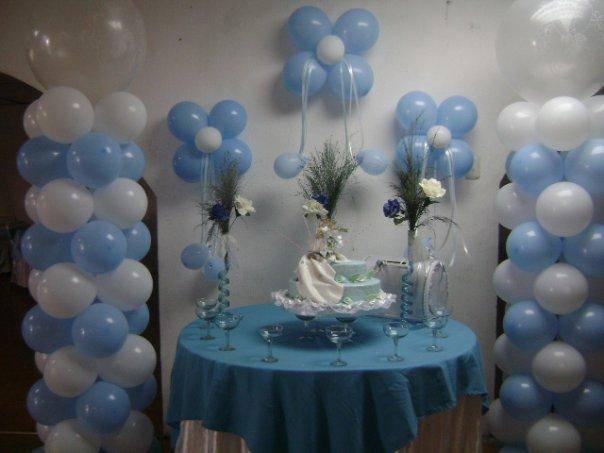 5 Ideas para decoraciones de globos para bautizos