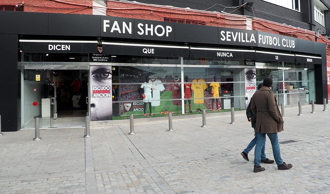 La tienda oficial del Sevilla FC en el nuevo Sánchez Pizjuán