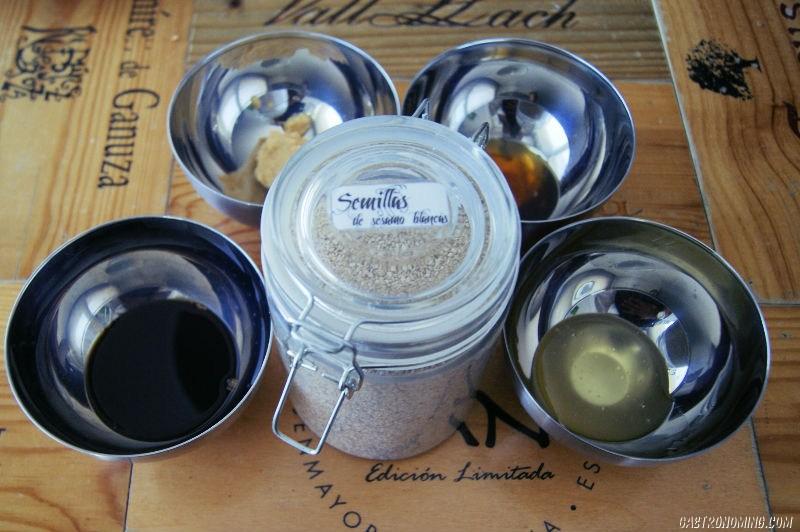 Alitas de pollo con miel