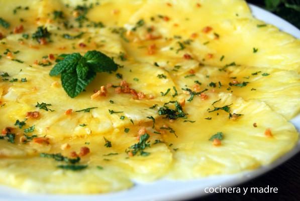 carpaccio-de-piña-con-hierbabuena final