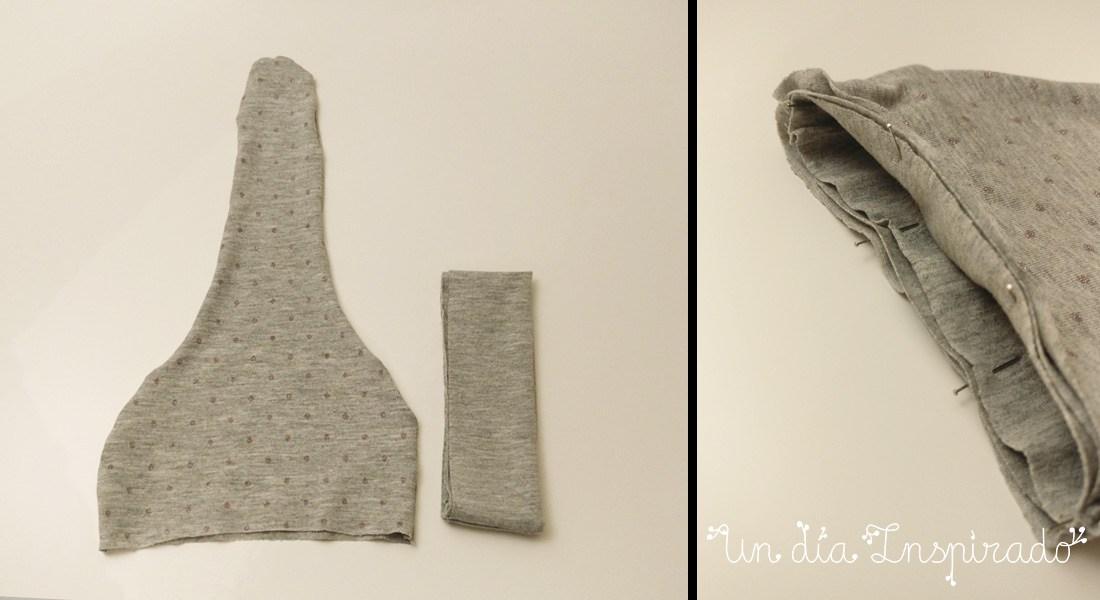 Gorro con nudo para recién nacido