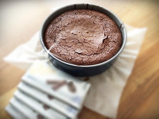 Pastel de chocolate casero sin gluten