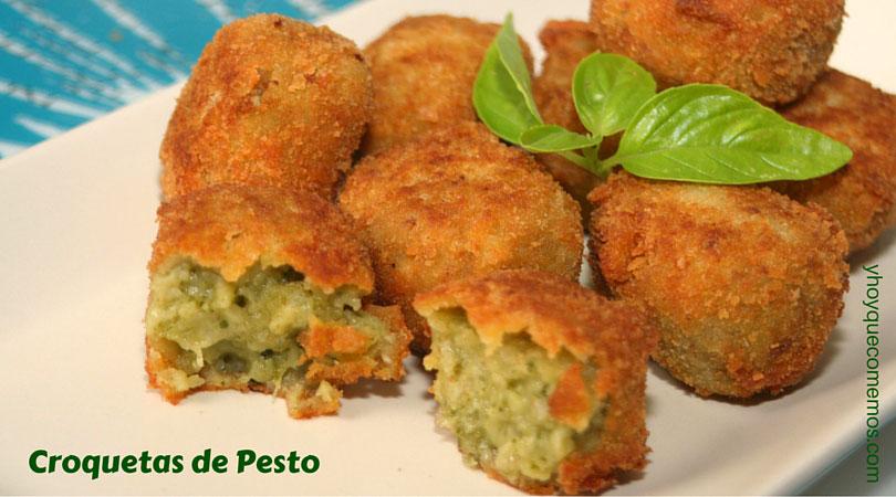 croquetas de pesto