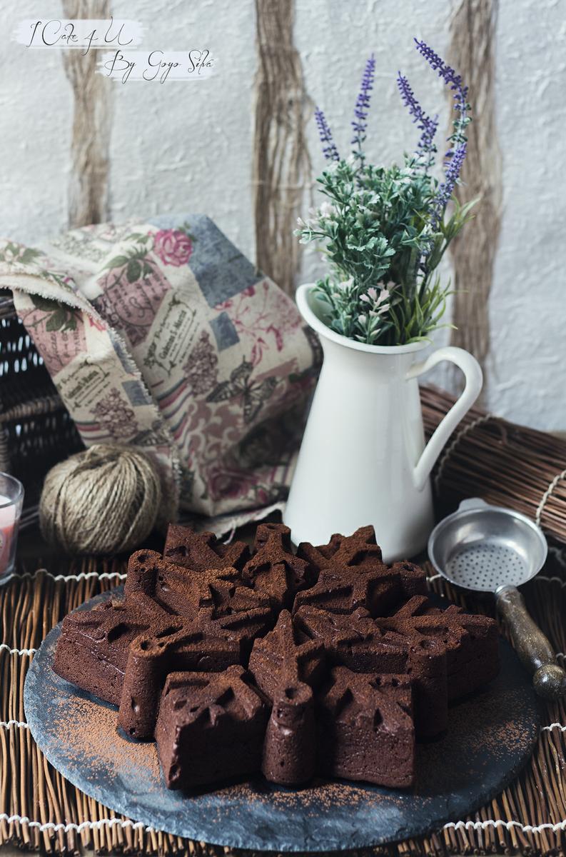Brownie de Chocolate con Cacahuetes de Miel