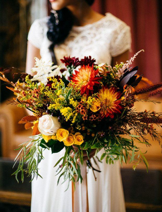 ramo silvestre color amarillo