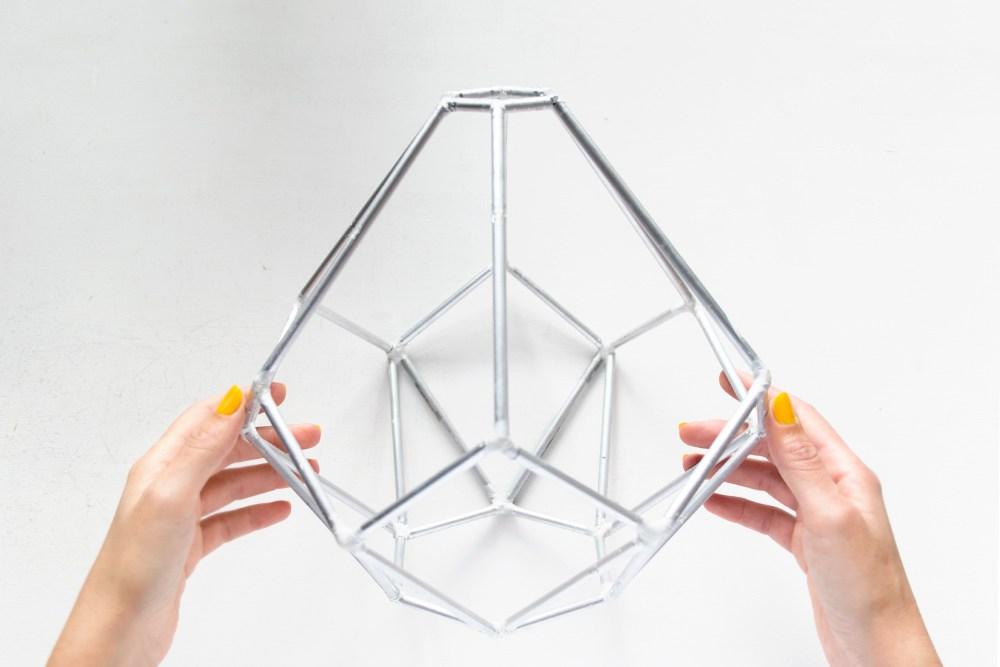 DIY Lámpara geométrica, Paso 06
