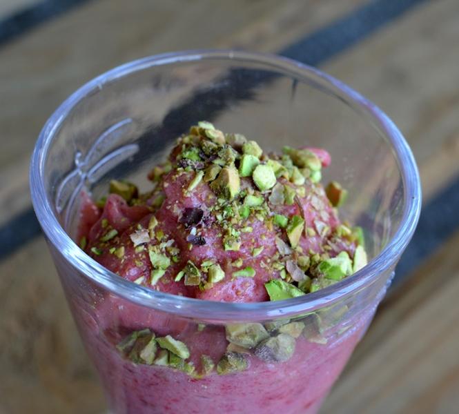 Helado Natural de Frutilla