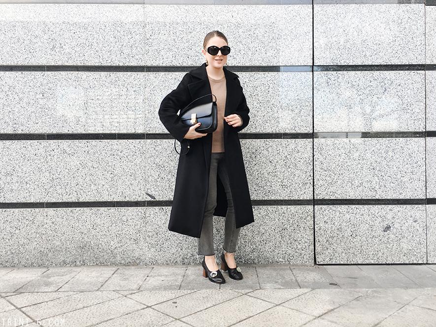 Trini |MaxMara Manuela coat Céline heel ballerines