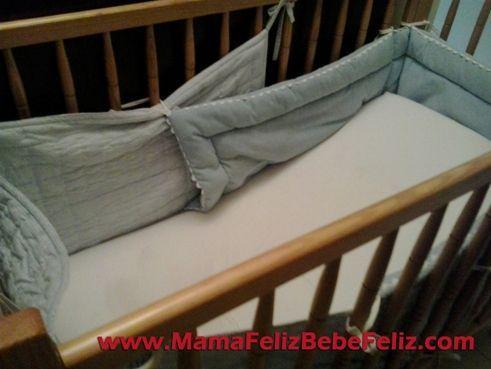 cuna alta para dormir bebe con mocos
