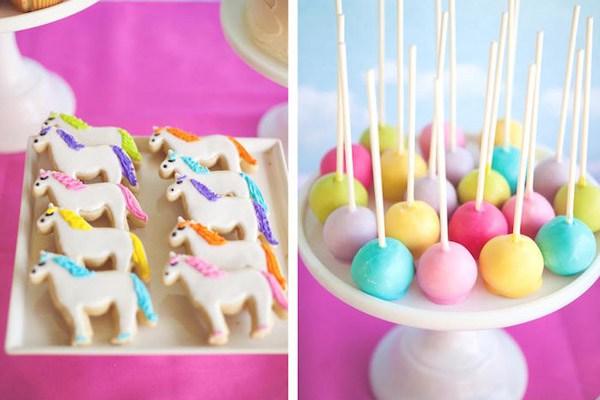 http://karaspartyideas.com/2016/06/rainbow-unicorn-themed-birthday-party-3.html