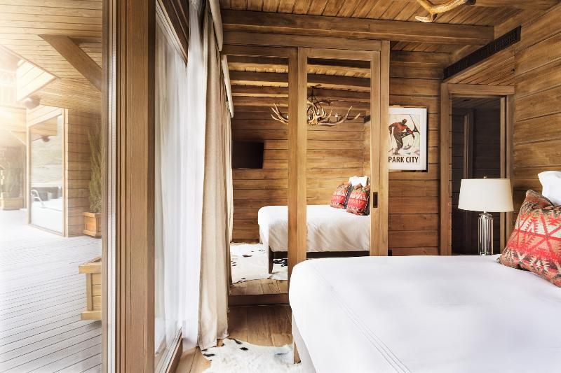 Hotel de estilo nórdico en la nieve el Lodge habitación