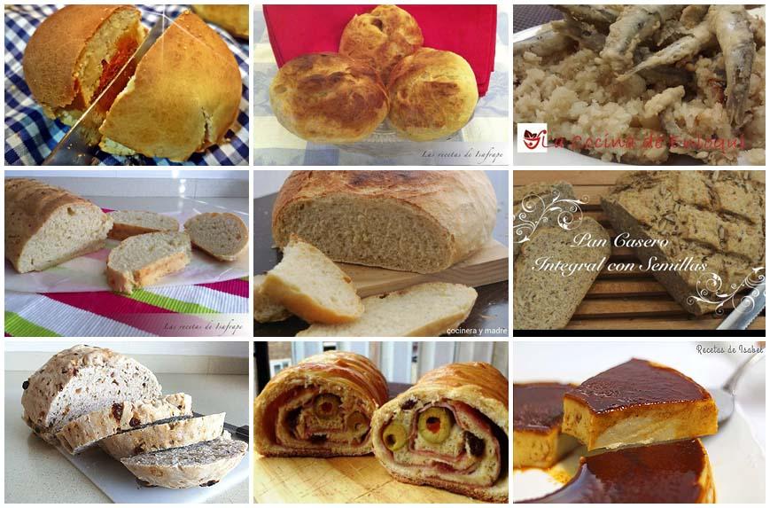 Recetas con pan y de pan casero