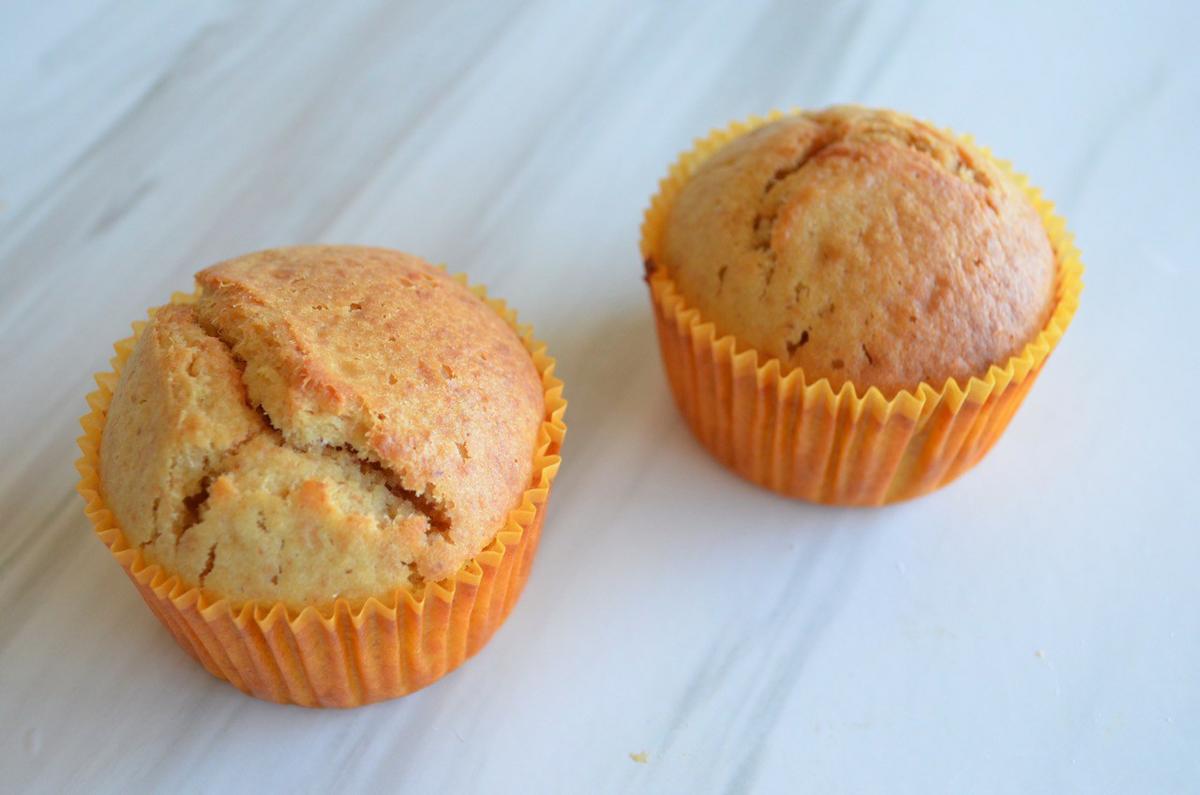 magdalenas de naranja veganas