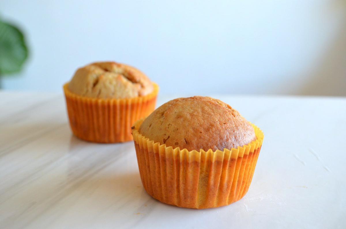 magdalenas de naranja veganas
