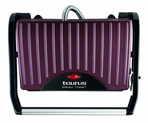 Taurus Toast & Go - Sandwichera (700 W, superficie antiadherente de 23 x 14.5 cm, bandeja recogegrasas)
