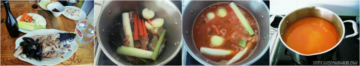 sopa de pescado y marisco